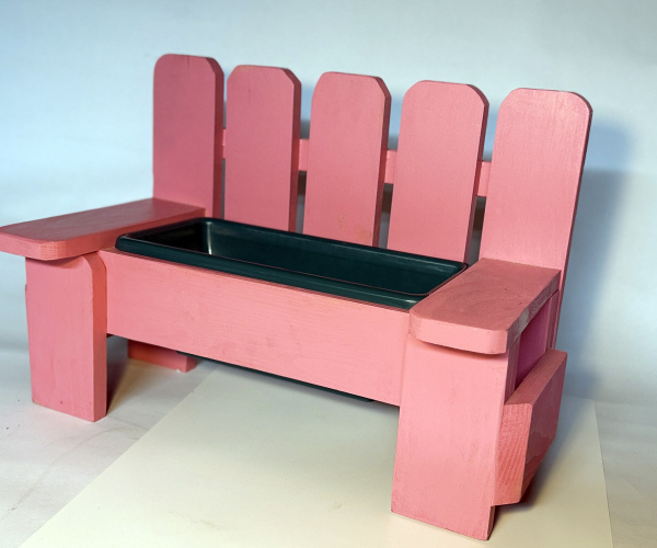 Pink Summer Bench